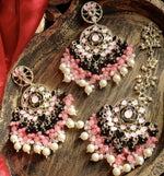 Load image into Gallery viewer, Aparna Colourful Chandbali With Teeka