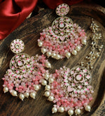 Load image into Gallery viewer, Aparna Colourful Chandbali With Teeka