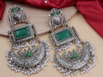 Load image into Gallery viewer, Riya Silver Chandbali