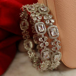 Load image into Gallery viewer, Yashvi AD Bangles-White