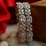 Load image into Gallery viewer, Yashvi AD Bangles-White