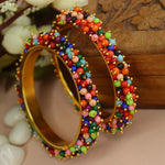 Load image into Gallery viewer, Multi Colour Bajri Bangles