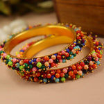 Load image into Gallery viewer, Multi Colour Bajri Bangles