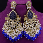 Load image into Gallery viewer, Asma Colourful Chandbali With Pearl Latkan
