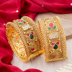 Load image into Gallery viewer, Ana Heritage Brass kada