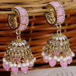 Load image into Gallery viewer, Hinal Kundan Hoop Jhumka
