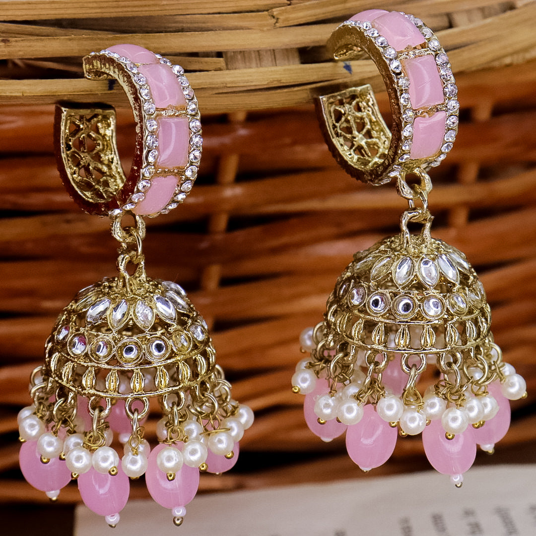 Hinal Kundan Hoop Jhumka