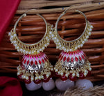 Load image into Gallery viewer, Jimmy Meenakari Hoop Jhumka

