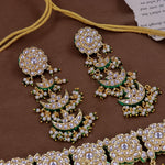 Load image into Gallery viewer, Naintara Premium Pachi Kundan Set
