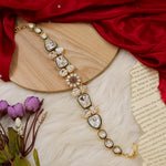 Load image into Gallery viewer, Dena Kundan Polki Sheeshphool
