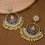Load image into Gallery viewer, Shazia Chandbali - Royal Blue
