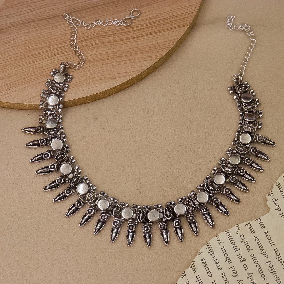 Navratri Special Oxidised Necklace