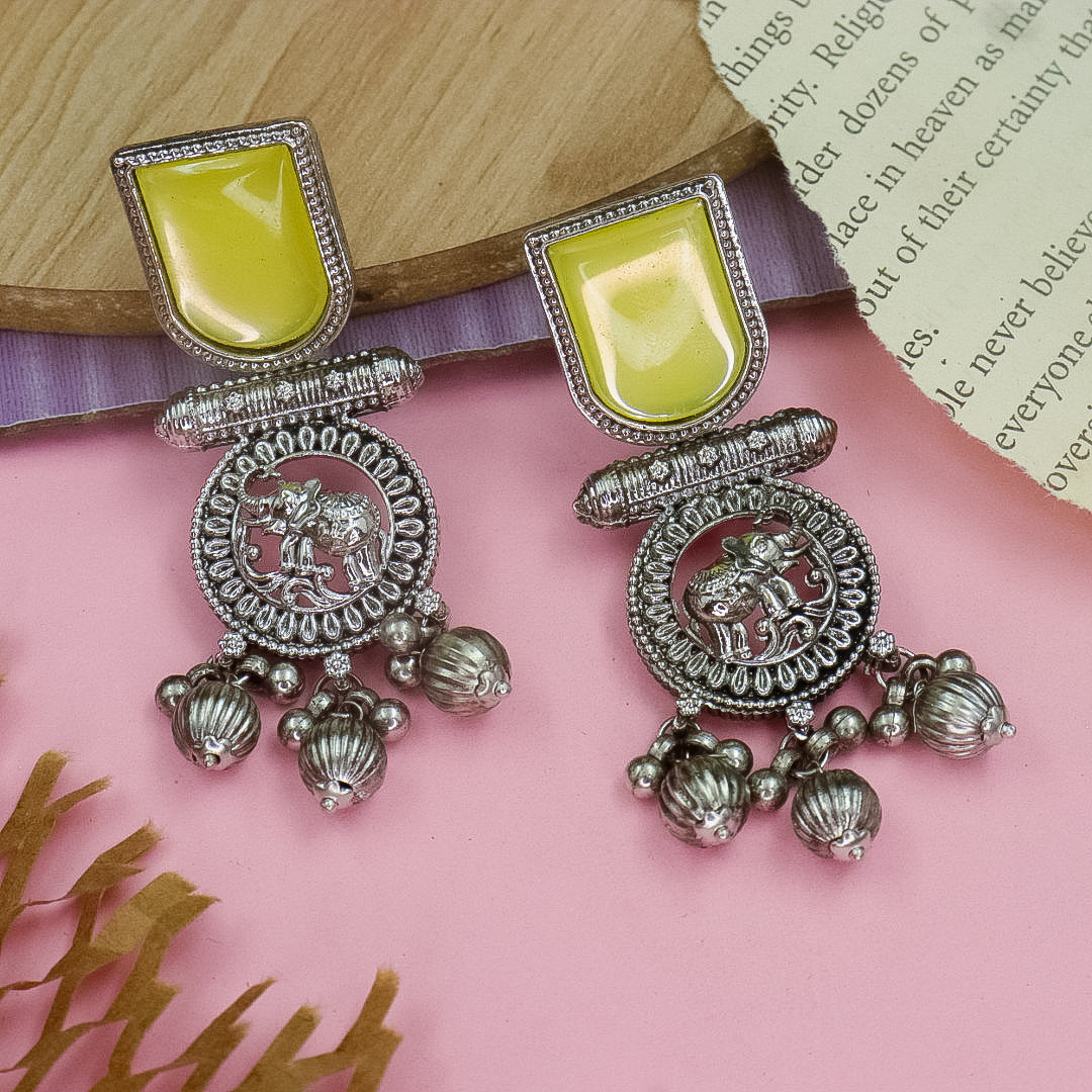 Brass Ghungroo Earrings