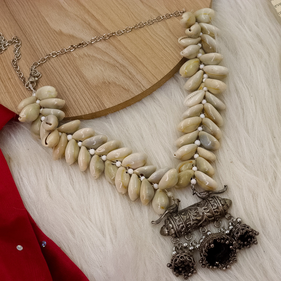 Shell Oxidise Necklace