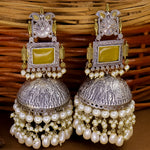 Load image into Gallery viewer, Shonali Statement Premium Brass Jhumka
