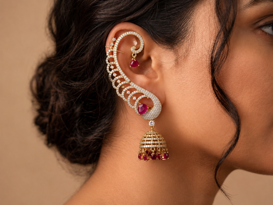 Mayuri Mossianite Earcuff