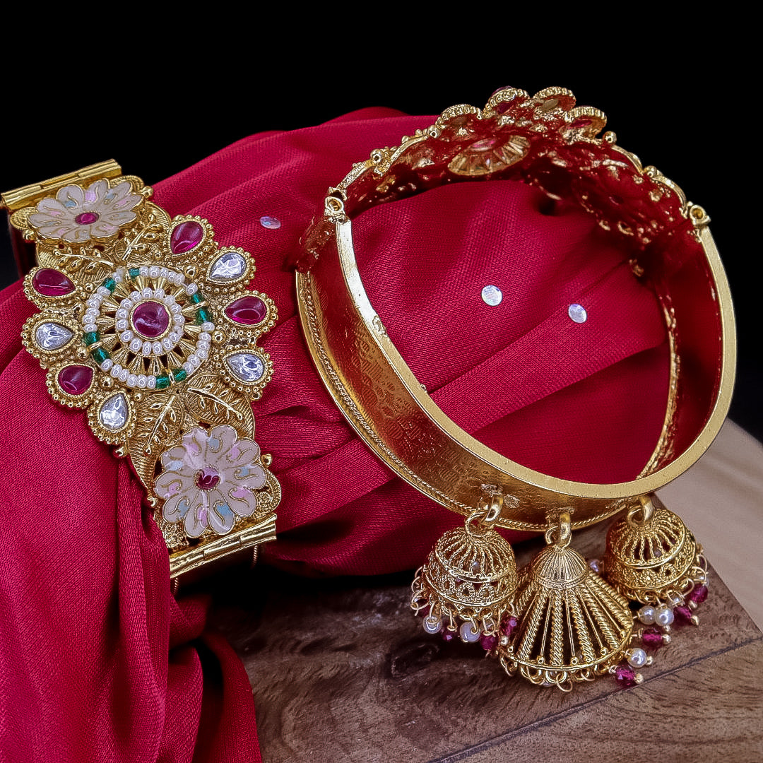 Madhuri Meenakari  Kada With Ghungro  Latakan