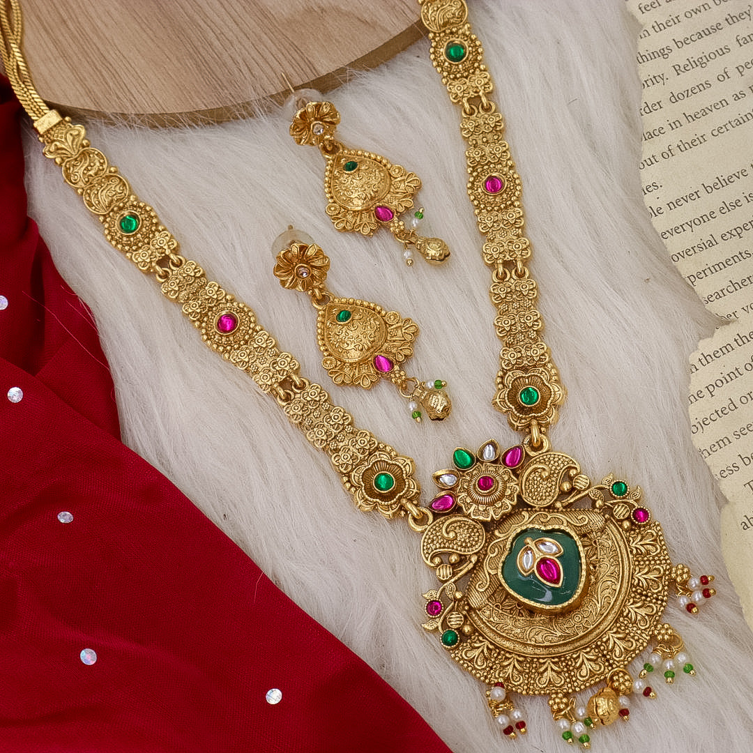 Gopal Long Rajwadi Necklace