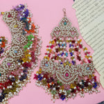 Load image into Gallery viewer, Atharva Statement Set With Earrings + Mangtika + Pasa -Multi
