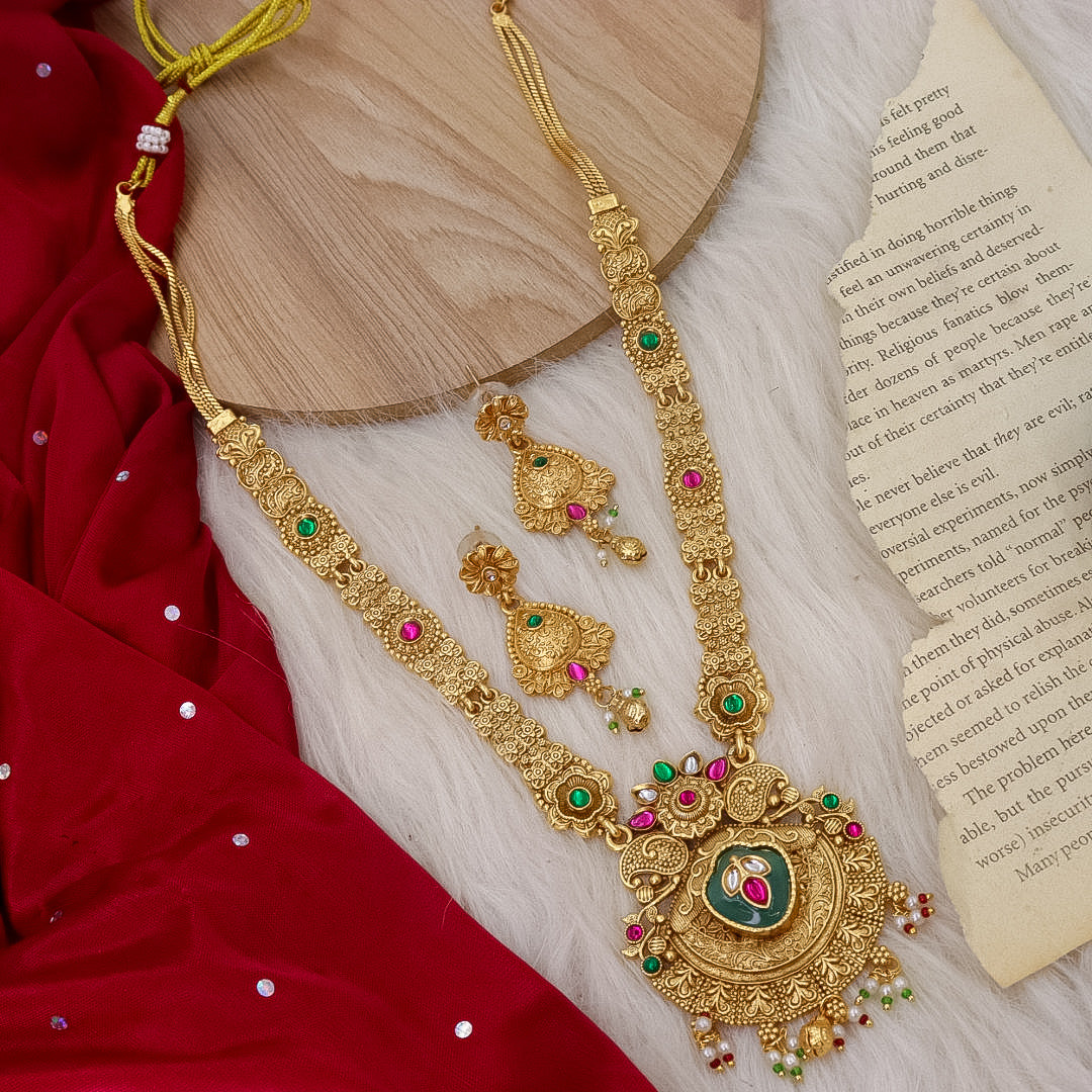 Gopal Long Rajwadi Necklace
