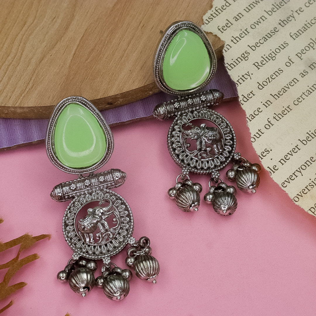 Brass Ghungroo Earrings