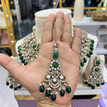 Load image into Gallery viewer, Ira Semi Bridal Kundan Choker Set
