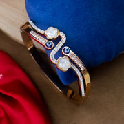 Yuna Evil Eye Stainless Steel Kada