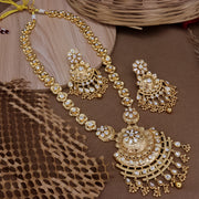 Veena Long Moissianite Rajwadi Copper Set