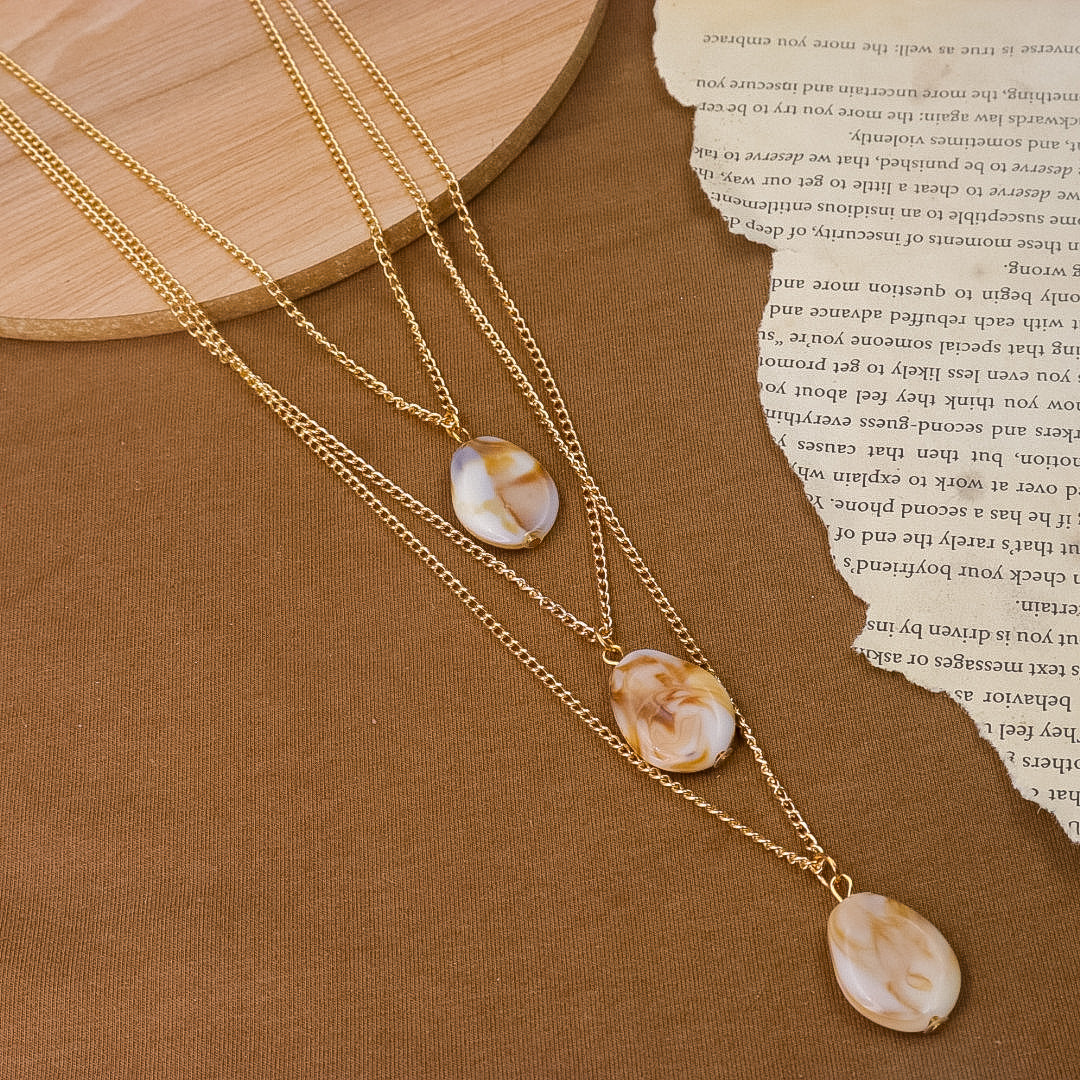3 Layer Long Western Necklace