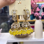 Load image into Gallery viewer, Prachi Kundan Hoop Jhumka
