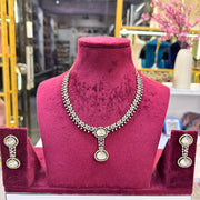 Shilpa Sleek Moissianite Necklace