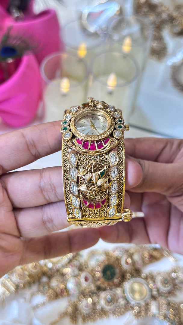 Renu Designer Moissanite Openable Watch Kada