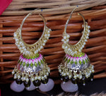 Load image into Gallery viewer, Jimmy Meenakari Hoop Jhumka
