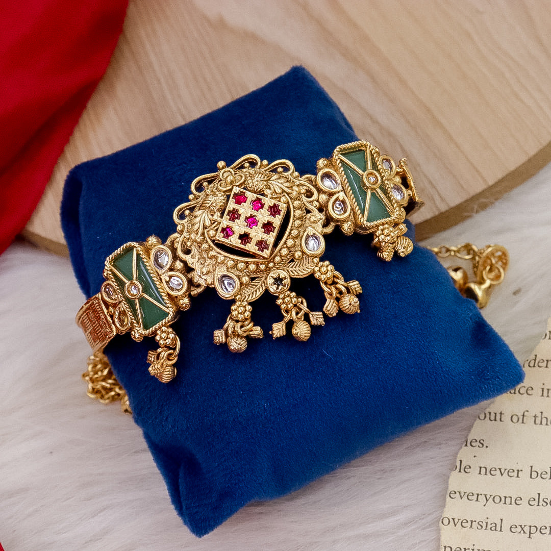 Kamna Heritage Bracelet With Ghungroo Latakan