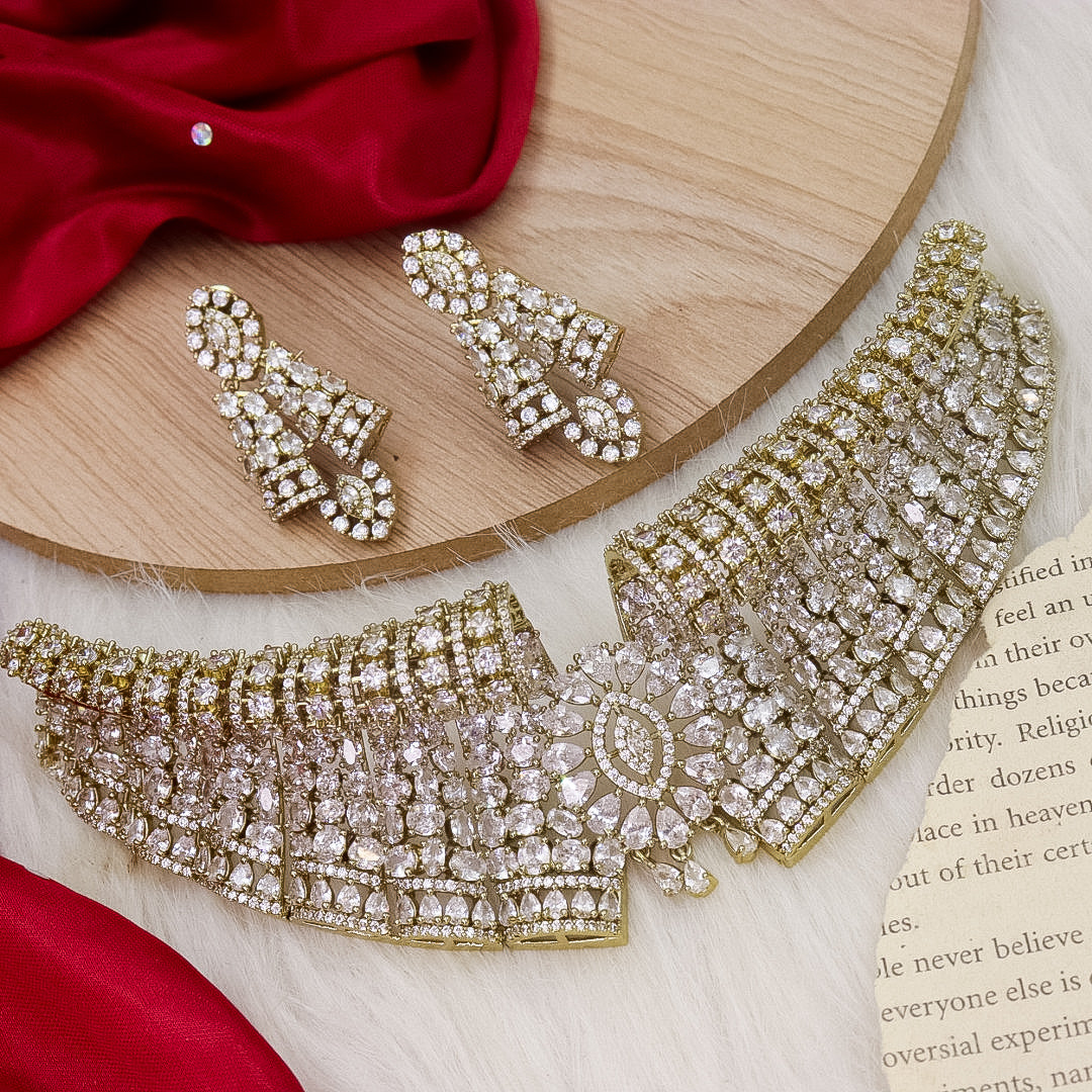 Hapreet Designer Moissanite Necklace