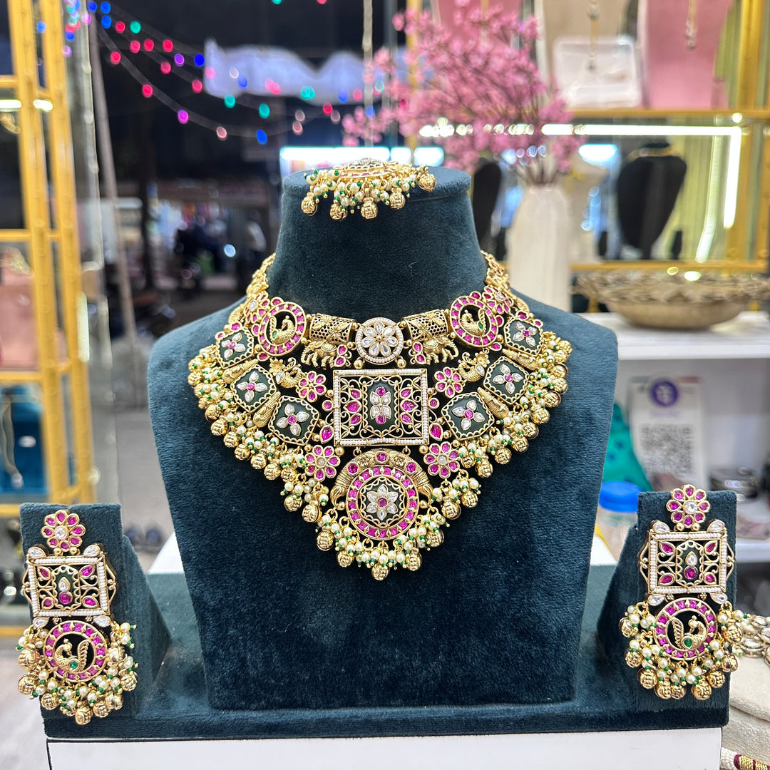 Nikki Semi bridal Heritage Necklace