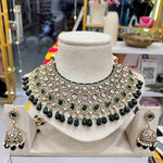 Load image into Gallery viewer, Deepika Semi Bridal Moissianite Choker Set
