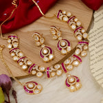 Load image into Gallery viewer, Fisa Sleek Rosegold Choker - Ruby