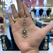 Dania Moissianite Set-Emerald