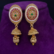 Sangeeta Copper Ethnic Choker With Earrings