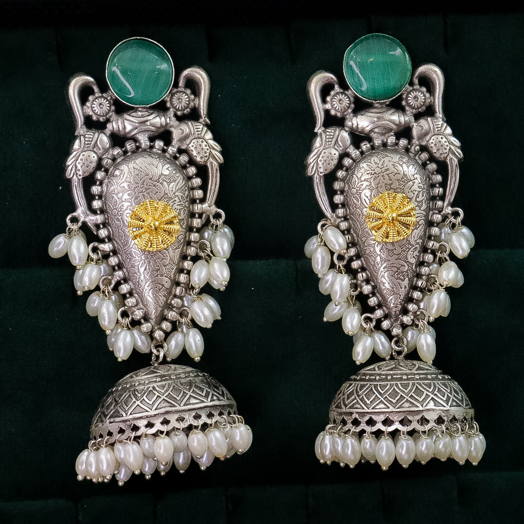 Reena Statement Trending Premium Brass Jhumka