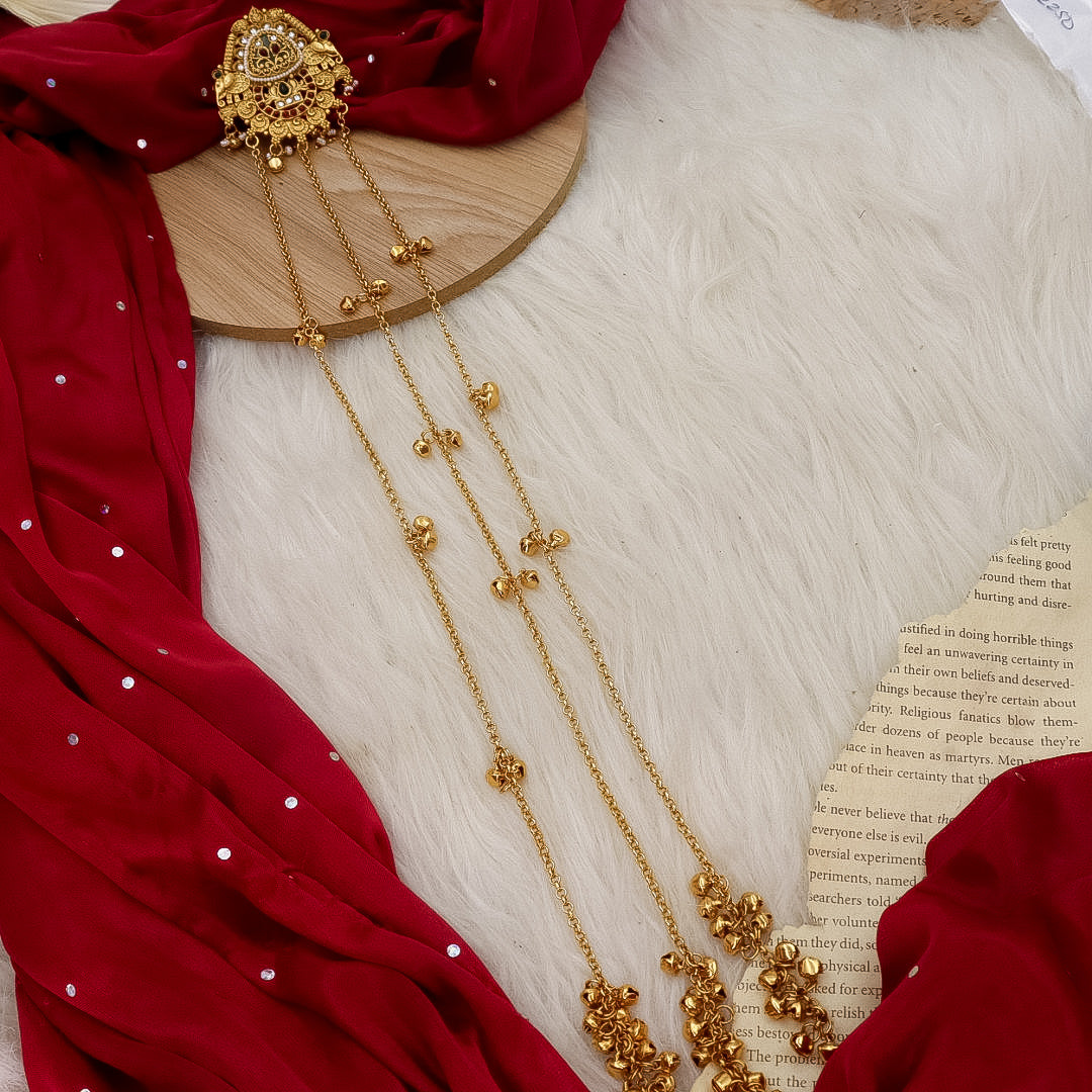 Annie Heritage Hair brooch With Long Latakan