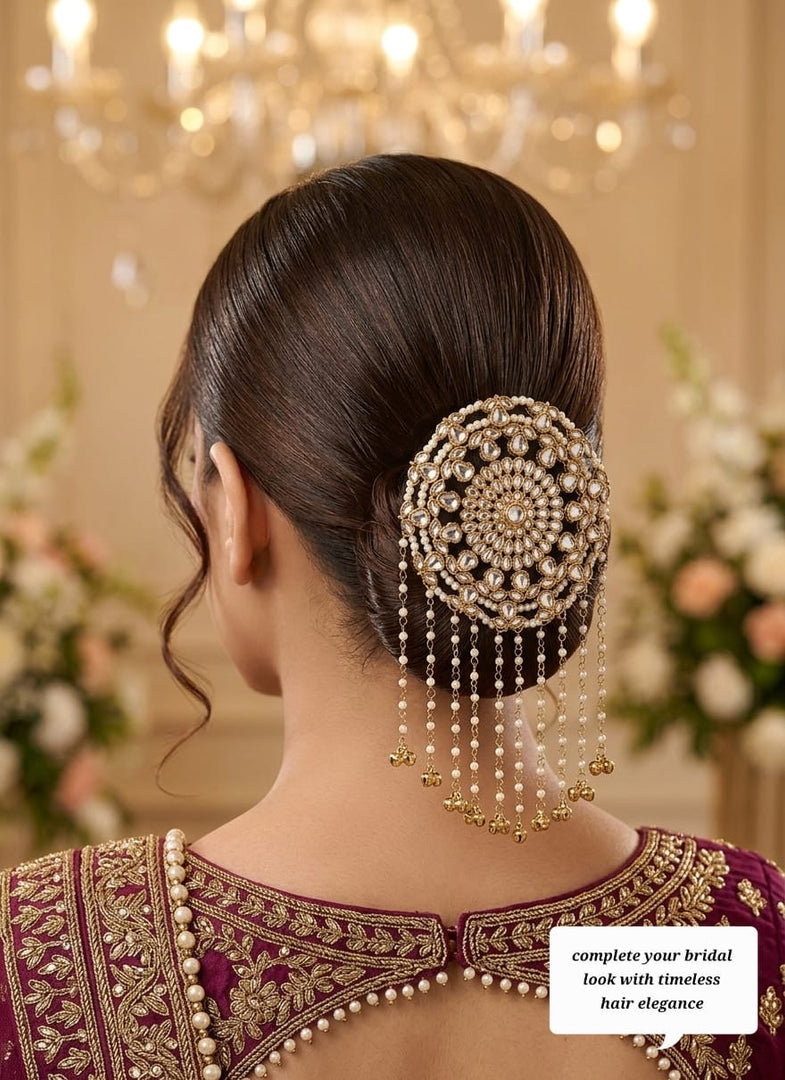 Mickey Hair Broach With Latkans