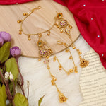 Load image into Gallery viewer, Ziha Kashmiri Ghungroo Earring with Kanchain