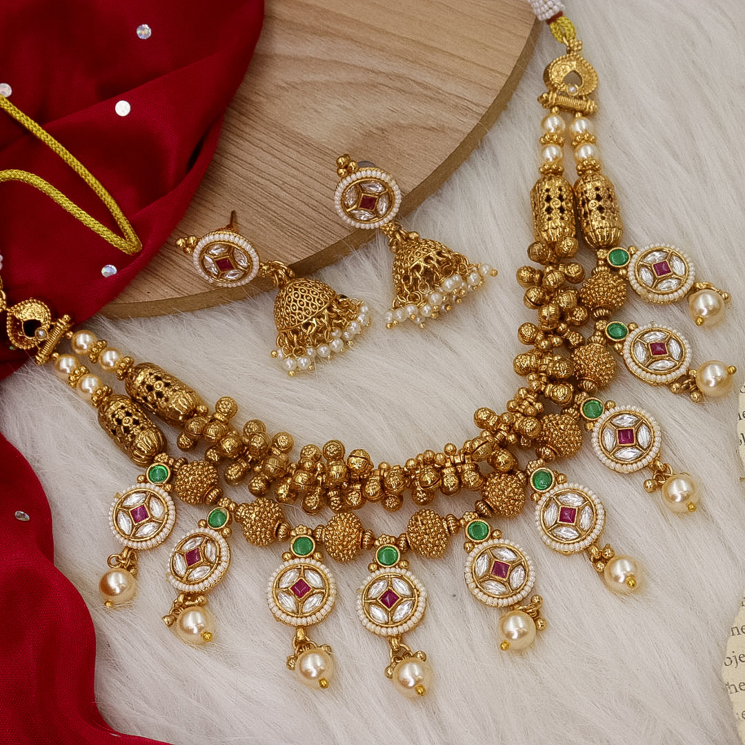 Rajwadi  Layered Necklace