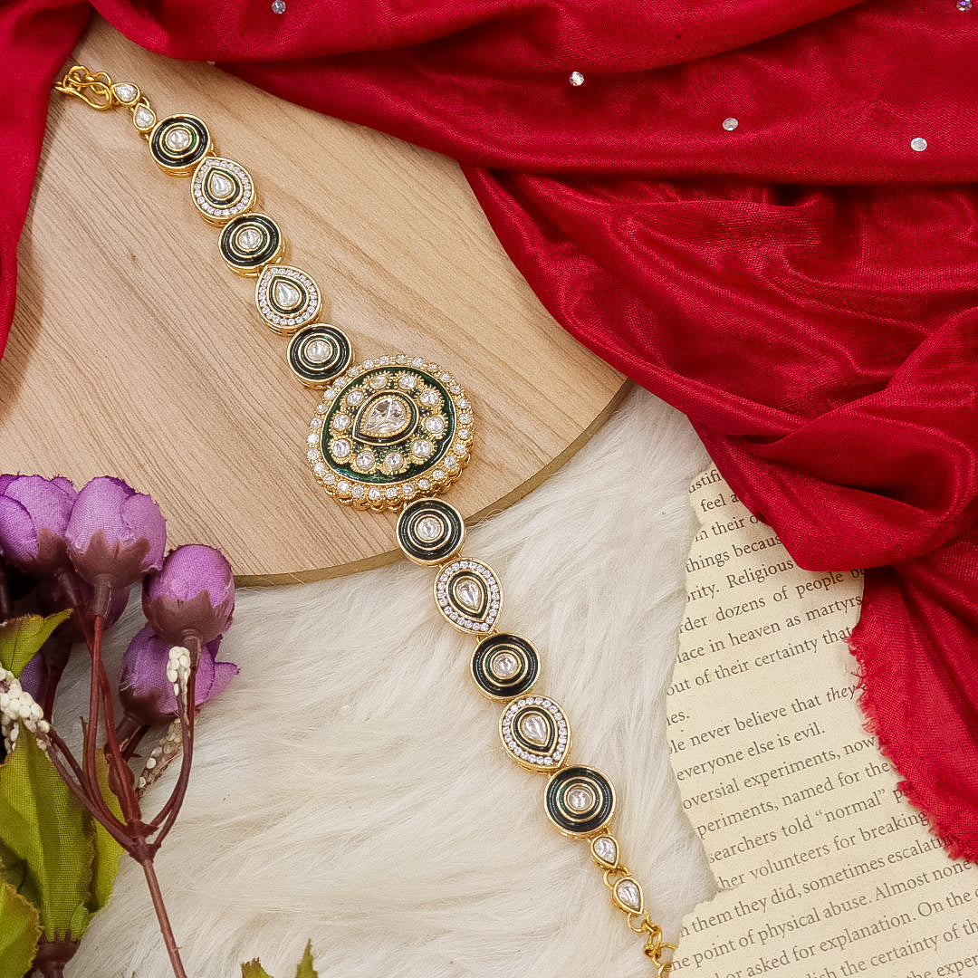 Zeenat Kundan  Polki Sheeshphool