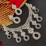 Load image into Gallery viewer, Rushali Statement AD Choker -Blue