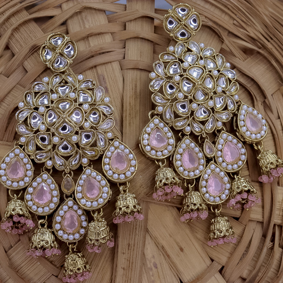 Aishwarya Chandbali - Baby Pink