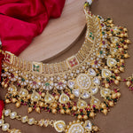 Load image into Gallery viewer, Priti Semi Bridal Rajwadi Copper Choker
