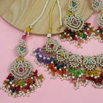Load image into Gallery viewer, Atharva Statement Set With Earrings + Mangtika + Pasa -Multi
